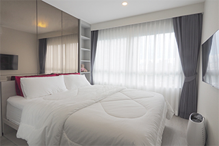 ม่านจีบ ม่านม้วน Elio Sathorn-Wutthakat