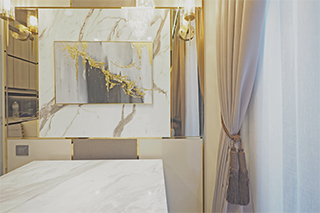 ม่านจีบ ( Curtain ) The Line Condo